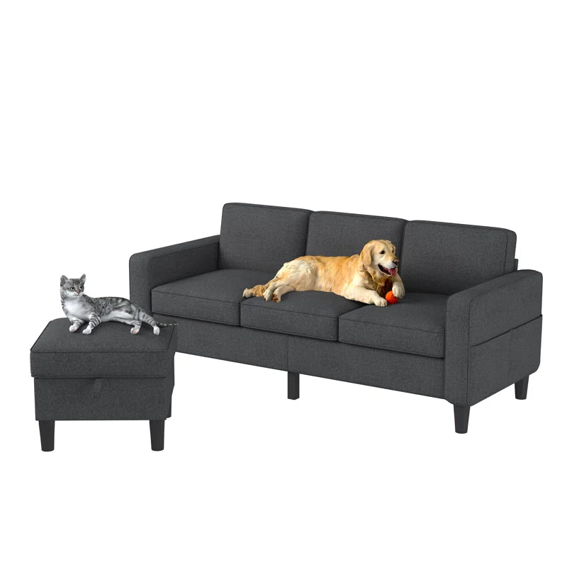 Harkeerat 78" Upholstered Sofa Couch