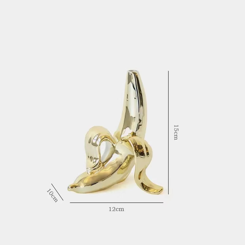 Ceramic Vase Home Decor Flower Pots Planter Banana Home Furnishing Kitchen Restaurant Decoration Vase Creative Home Decor Vase