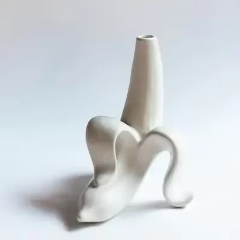 Ceramic Vase Home Decor Flower Pots Planter Banana Home Furnishing Kitchen Restaurant Decoration Vase Creative Home Decor Vase