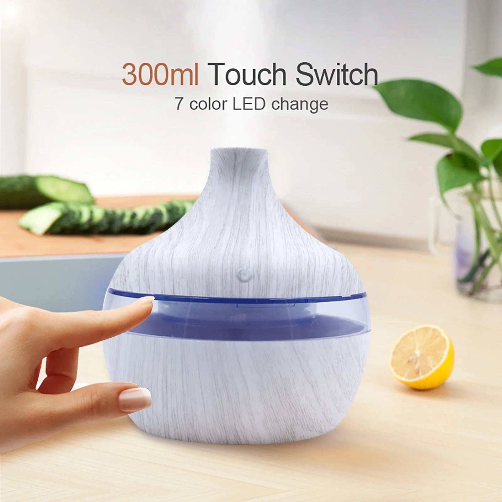Clearance Sale New Portable Aroma Essential Oil Diffuser LED Aroma Aromatherapy Humidifier Home Decor Clearance