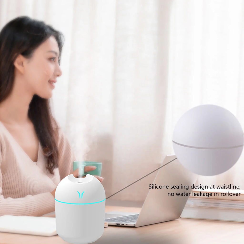 2023 Promotion on Sale, U Humidifier with Light ,Quiet Cool Mist Humidifier for Bedroom and Office ,Plants, Easy to Clean