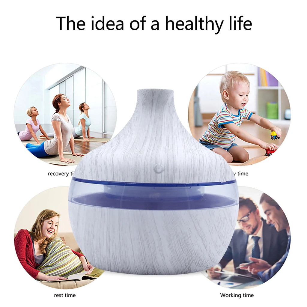 Clearance Sale New Portable Aroma Essential Oil Diffuser LED Aroma Aromatherapy Humidifier Home Decor Clearance